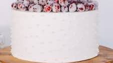 Gingerbread Cranberry Cake