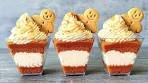Gingerbread dessert cups. Easy and yummy no bake dessert.