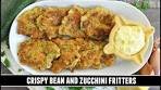 Got Zucchini? Make these Crispy White Bean & Zucchini Fritters