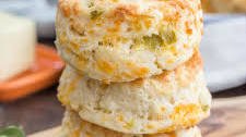 Green Chile Cheddar Biscuits