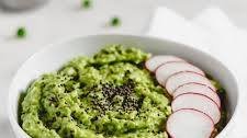 Green Pea Avocado Dip with Mint and Mustard Seeds