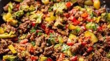 Ground Beef Veggie Skillet Recipe