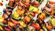 Hawaiian Teriyaki Chicken Skewers