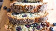 Healthy Blueberry Banana Bread with Chia Seeds