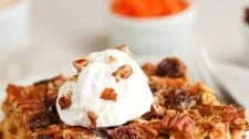 Healthy Carrot Cake Baked Oatmeal