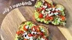 Healthy & Quick Breakfast Option Avo & cherry tomatoes toast ...