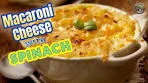 Healthy Spinach Mac and Cheese Casserole #homemadefood