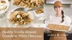 HEAVENLY Healthy Vanilla Almond Granola w/ White ...