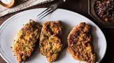 Herb-Crusted Pork Chops with Balsamic Onions