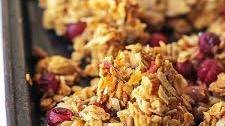 Homemade Cranberry Orange Granola