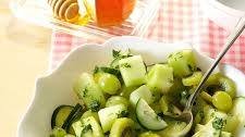 Honeydew Salad with Lime Dressing