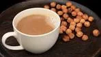 Hot chocolate with hazelnuts is like medicine for my body! NO ...