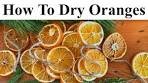 How to Dry Orange Slices for Christmas Decorations