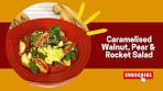 How to make Caramelized Walnut Pear & Rocket Salad ...