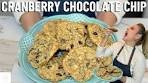 How to make CRANBERRY CHOCOLATE CHIP cookies