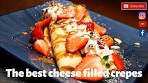 How to make crepes tasty | Cheese filled crepes