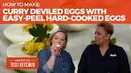 How to Make Curry Deviled Eggs with Easy-Peel Hard ...