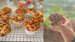How to Make Eggless Cranberry and Chocolate Chip Muffins ...