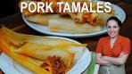How to make RED pork tamales | AUTHENTIC Mexican ...