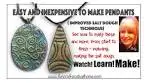 How To Make Salt Dough Pendants - Recipe and Ideas - (Part 2)