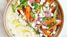 Hummus Platter with Vegetables