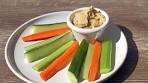 Hummus with Veggie Sticks