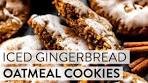 Iced Gingerbread Oatmeal Cookies | Sally's Baking
