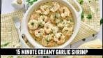 Irresistible CREAMY Garlic Shrimp | 15 Minute One-Pan Recipe