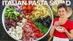 Italian Pasta Salad Recipe + Homemade ITALIAN DRESSING