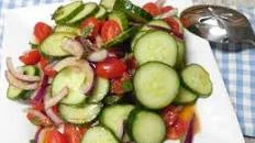 Italian Tomato Cucumber Salad
