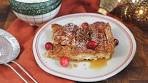 Laura Vitale Makes Eggnog Baked French Toast