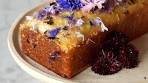 Lavender & Lemon Cake with Edible Flowers