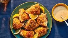 Lemon and Garlic Baked Chicken Thighs