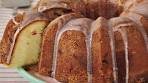 Lemon Cranberry Pound Cake Recipe Demonstration ...