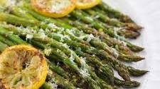 Lemon Garlic Roasted Asparagus