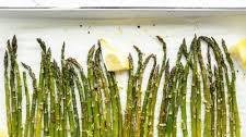 Lemon Garlic Roasted Asparagus
