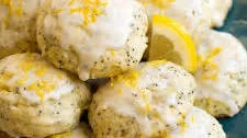 Lemon Poppy Seed Ricotta Cookies