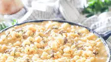 Loaded Mac and Cheese with Ground Beef
