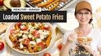 Loaded Sweet Potato Fries Recipe | Healthy & Crispy