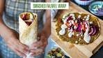 Make this Easy, Healthy & Delicious Smashed Falafel Wrap ...