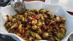 Maple Bourbon glazed Brussels Sprouts / so easy and ...