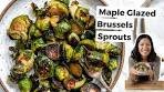 Maple Glazed Brussels Sprouts | Crispy, Caramelized, Easy ...