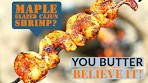Maple Glazed Cajun Shrimp on the Big Green Egg ! BGE + ...