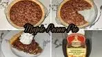 Maple Pecan Pie - Homemade Maple Pecan Pie Recipe ...