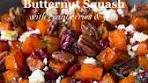MAPLE ROASTED BUTTERNUT SQUASH with ...