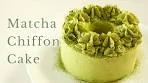 Matcha Chiffon Cake | Green Tea Chiffon Cake Recipe