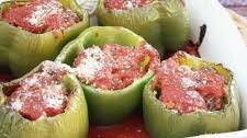 Meatloaf Stuffed Peppers