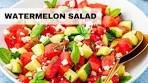 Mediterranean Watermelon Salad Recipe | Watermelon and ...