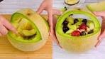 Melon basket: an incredible way to serve fruit!