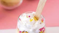 Mini Pudding Parfaits With Sprinkles